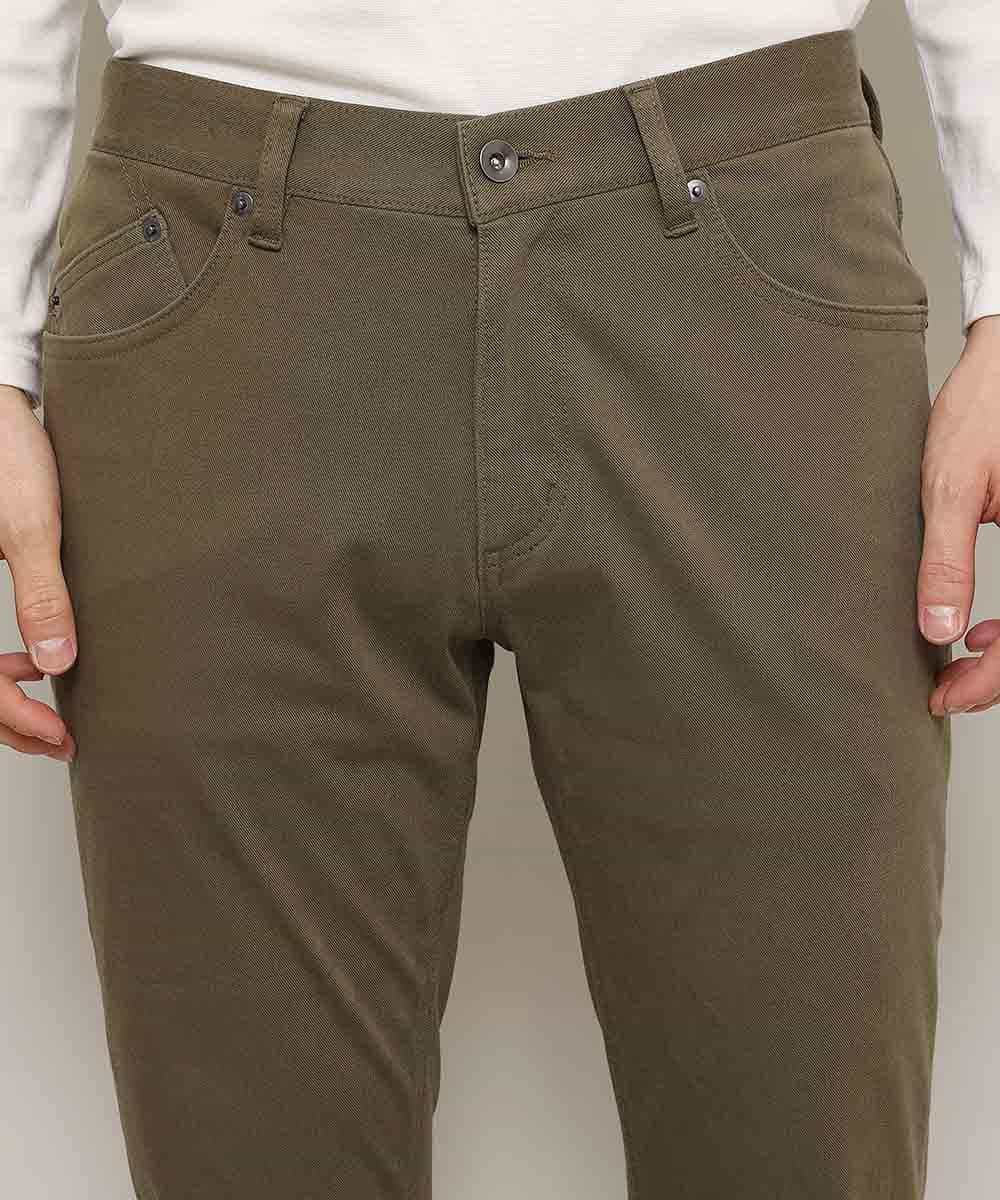 MKLGL05090 MK MICHEL KLEIN HOMME(MKミッシェルクランオム) パンツ／キューブストレッチ カーキ