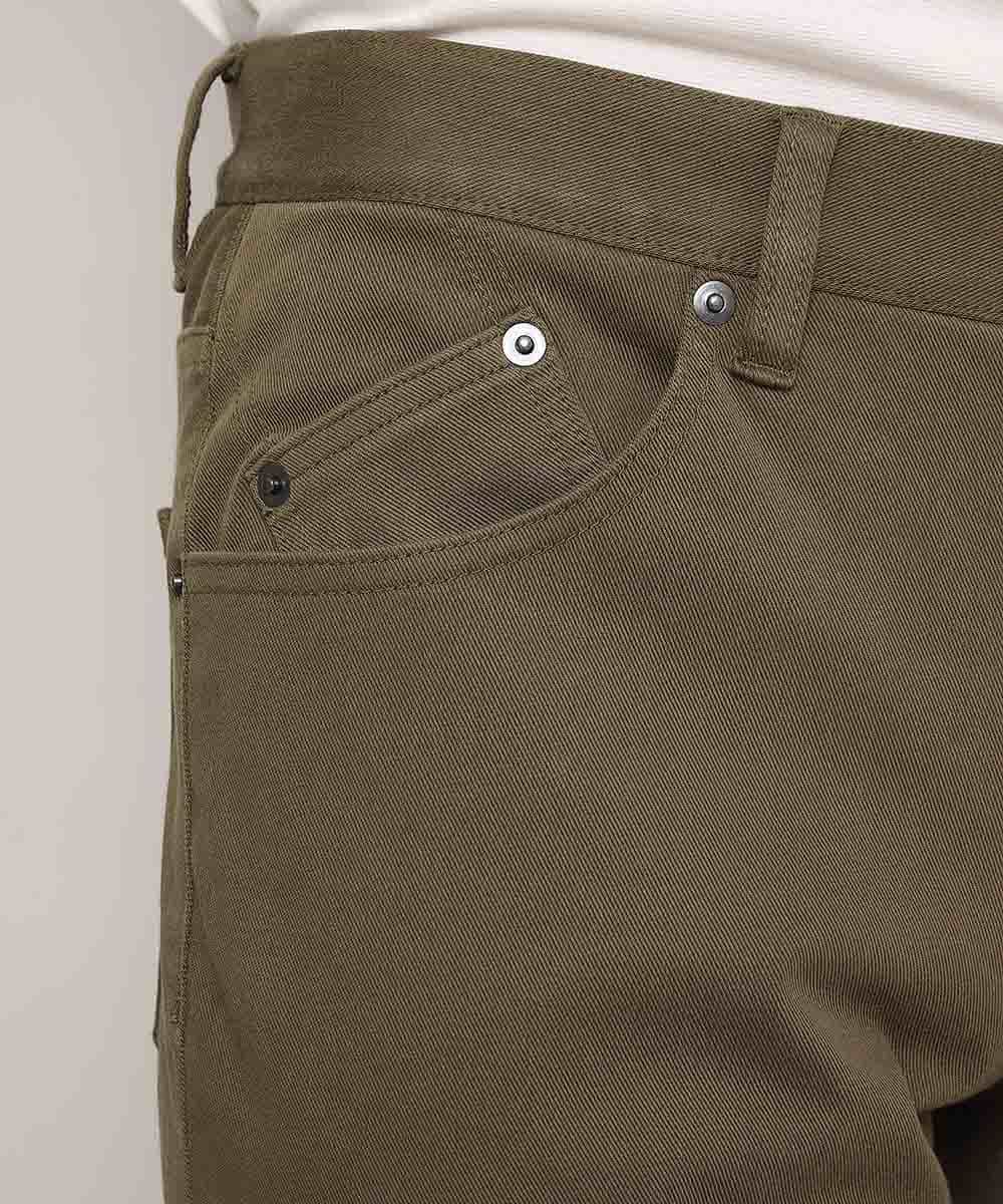 MKLGL05090 MK MICHEL KLEIN HOMME(MKミッシェルクランオム) パンツ／キューブストレッチ カーキ