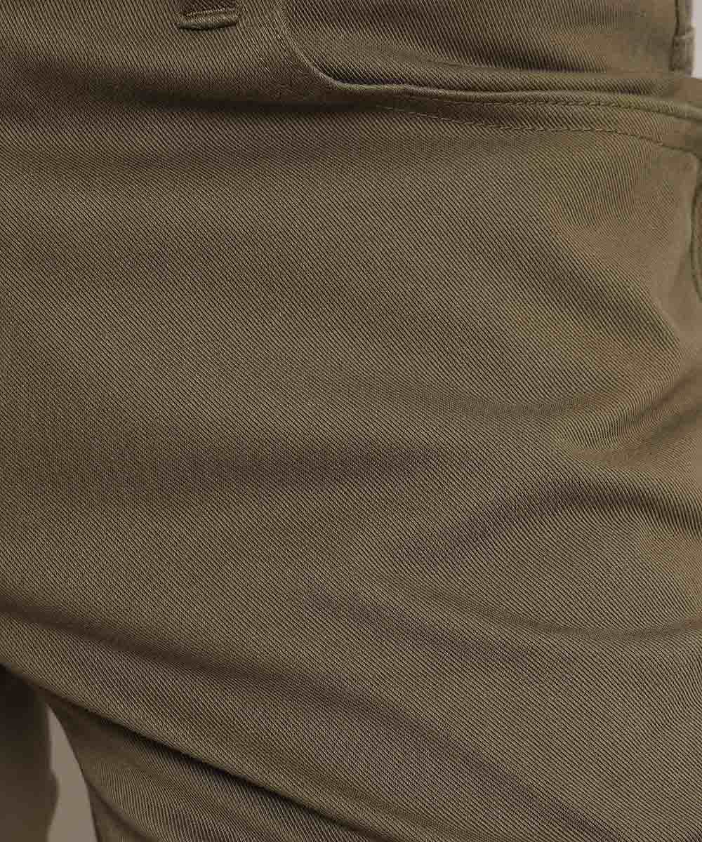 MKLGL05090 MK MICHEL KLEIN HOMME(MKミッシェルクランオム) パンツ／キューブストレッチ カーキ