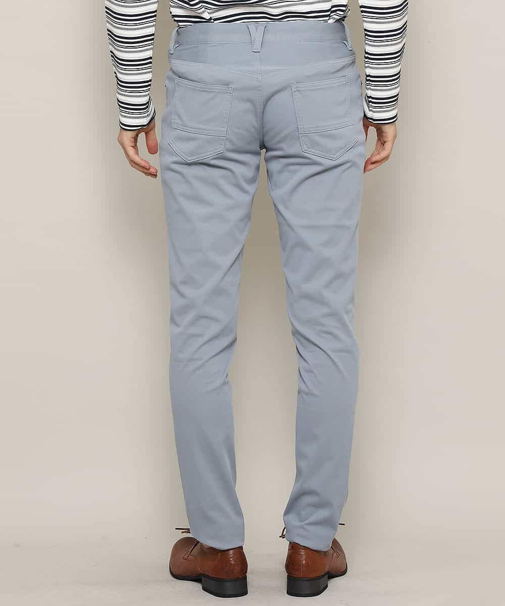 MKLGL05090 MK MICHEL KLEIN HOMME(MKミッシェルクランオム) パンツ／キューブストレッチ ライトブルー