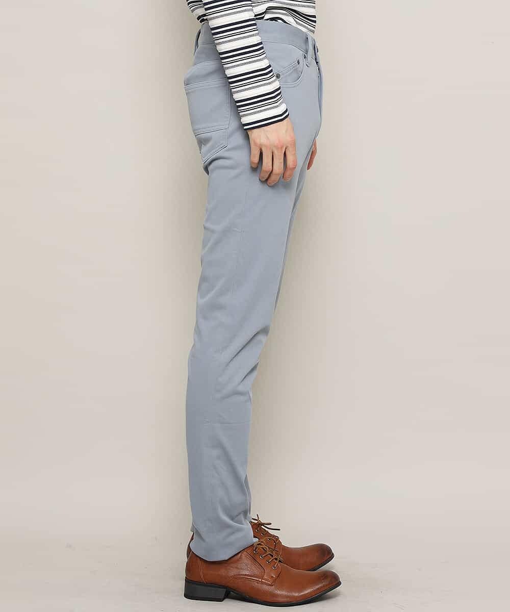 MKLGL05090 MK MICHEL KLEIN HOMME(MKミッシェルクランオム) パンツ／キューブストレッチ ライトブルー