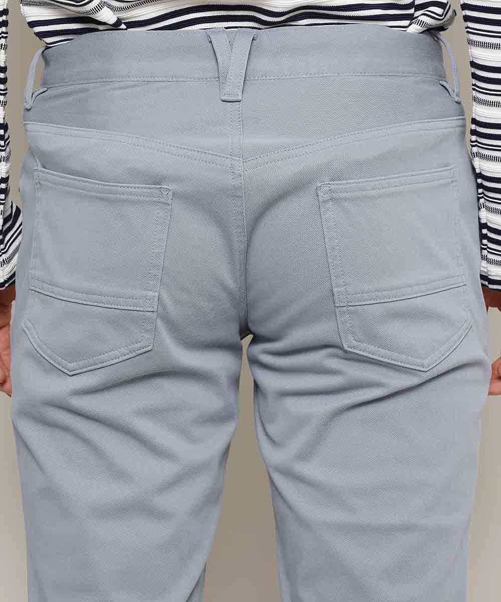 MKLGL05090 MK MICHEL KLEIN HOMME(MKミッシェルクランオム) パンツ／キューブストレッチ ライトブルー