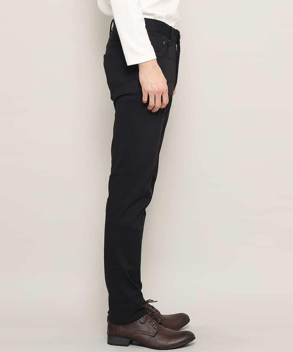 MKLGL05090 MK MICHEL KLEIN HOMME(MKミッシェルクランオム) パンツ／キューブストレッチ ブラック