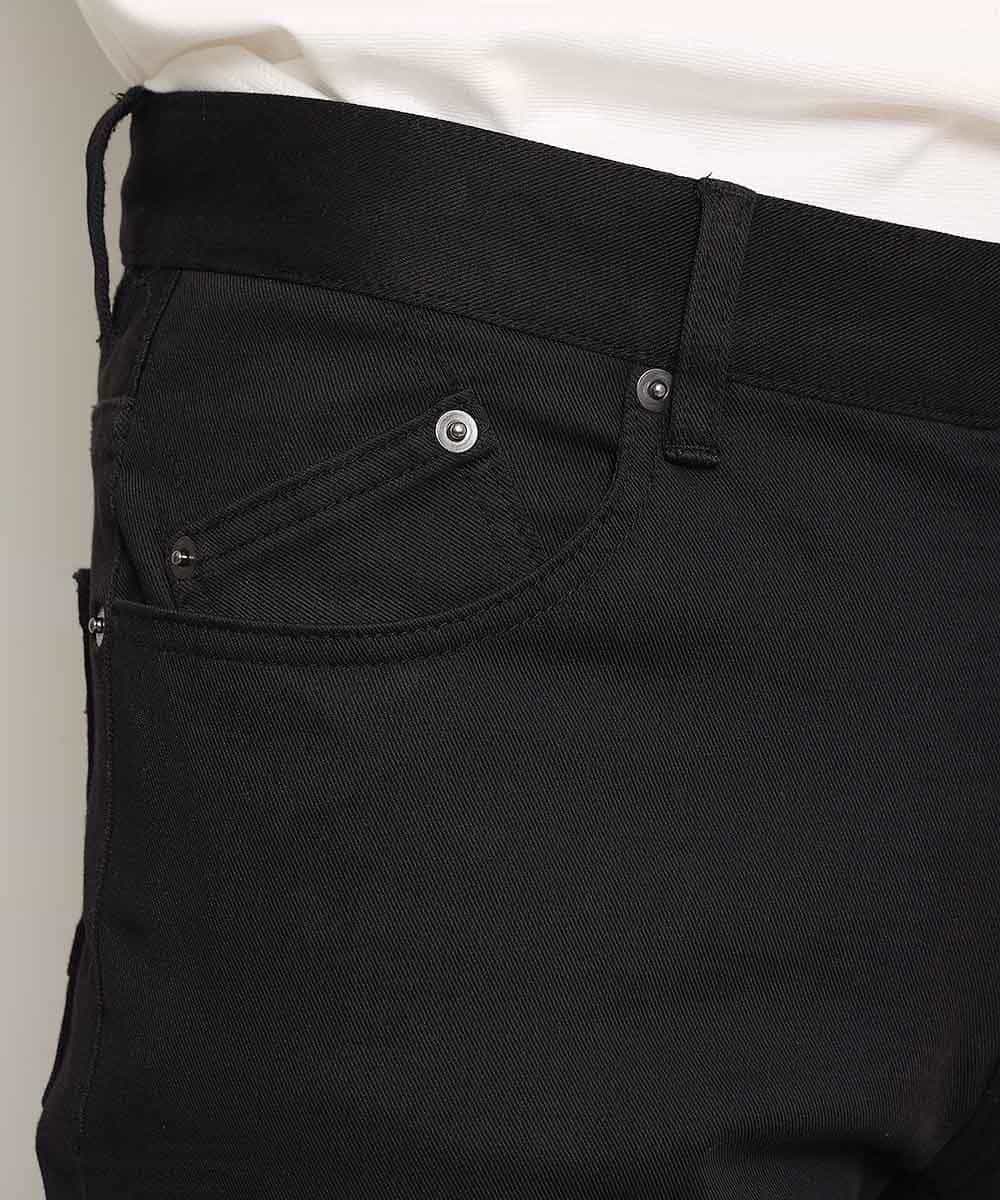 MKLGL05090 MK MICHEL KLEIN HOMME(MKミッシェルクランオム) パンツ／キューブストレッチ ブラック