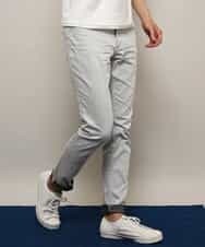 MKLGL08110 MK MICHEL KLEIN HOMME(MKミッシェルクランオム) パンツ／オセロックツイルストレッチ ホワイト