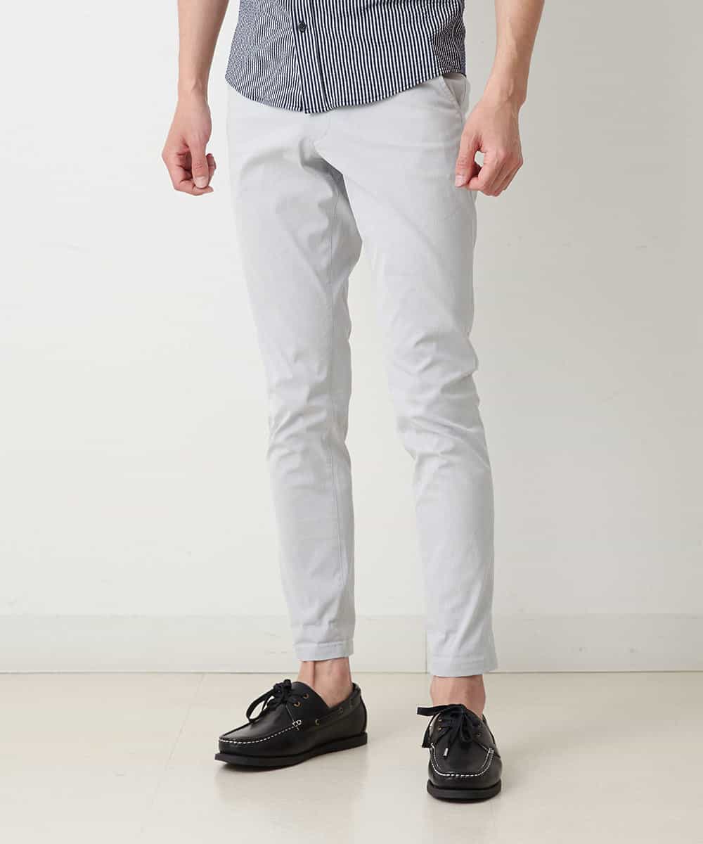 MKLGM61110 MK MICHEL KLEIN HOMME(MKミッシェルクランオム) 【涼しい/快適ストレッチ】クールMAXピケストレッチ グレー
