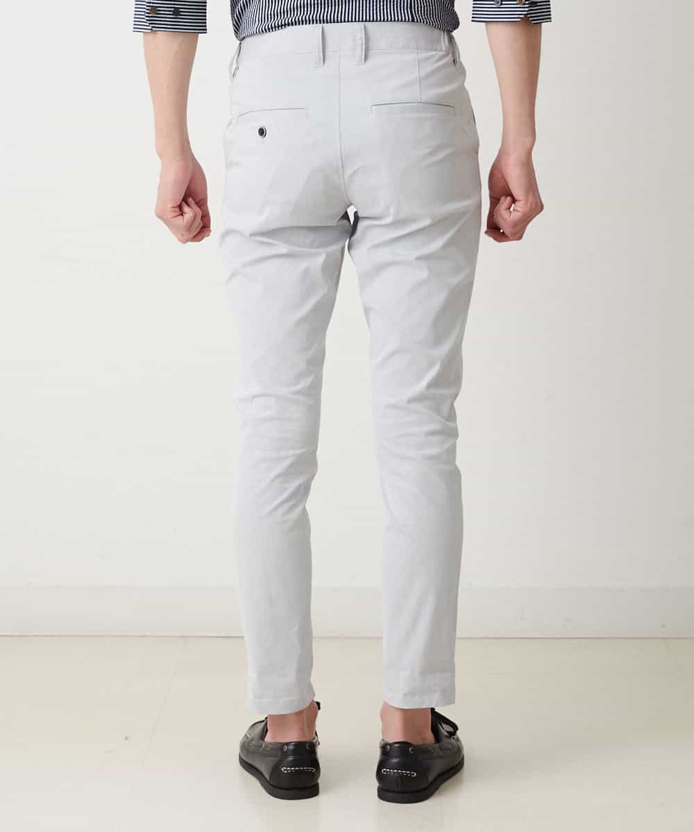 MKLGM61110 MK MICHEL KLEIN HOMME(MKミッシェルクランオム) 【涼しい/快適ストレッチ】クールMAXピケストレッチ グレー