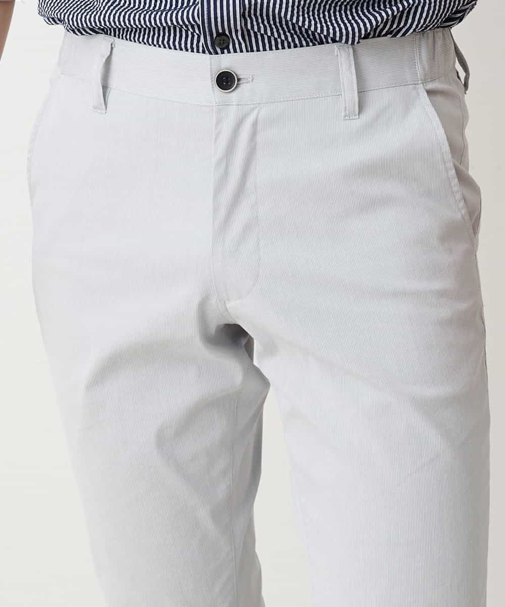MKLGM61110 MK MICHEL KLEIN HOMME(MKミッシェルクランオム) 【涼しい/快適ストレッチ】クールMAXピケストレッチ グレー