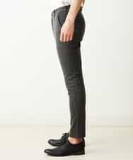 MKLGM64110 MK MICHEL KLEIN HOMME(MKミッシェルクランオム) コンパクトシルキーセットアップパンツ ダークグレー