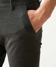 MKLGM64110 MK MICHEL KLEIN HOMME(MKミッシェルクランオム) コンパクトシルキーセットアップパンツ ダークグレー