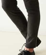 MKLGM64110 MK MICHEL KLEIN HOMME(MKミッシェルクランオム) コンパクトシルキーセットアップパンツ ダークグレー