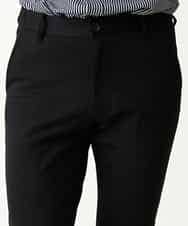 MKLGM64110 MK MICHEL KLEIN HOMME(MKミッシェルクランオム) コンパクトシルキーセットアップパンツ ブラック