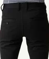 MKLGM64110 MK MICHEL KLEIN HOMME(MKミッシェルクランオム) コンパクトシルキーセットアップパンツ ブラック