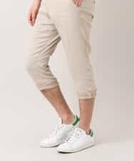 MKLGN10090 MK MICHEL KLEIN HOMME(MKミッシェルクランオム) 【麻混 / ストレッチ / 初夏対応】カジュアルクロップドパンツ アイボリー(80)