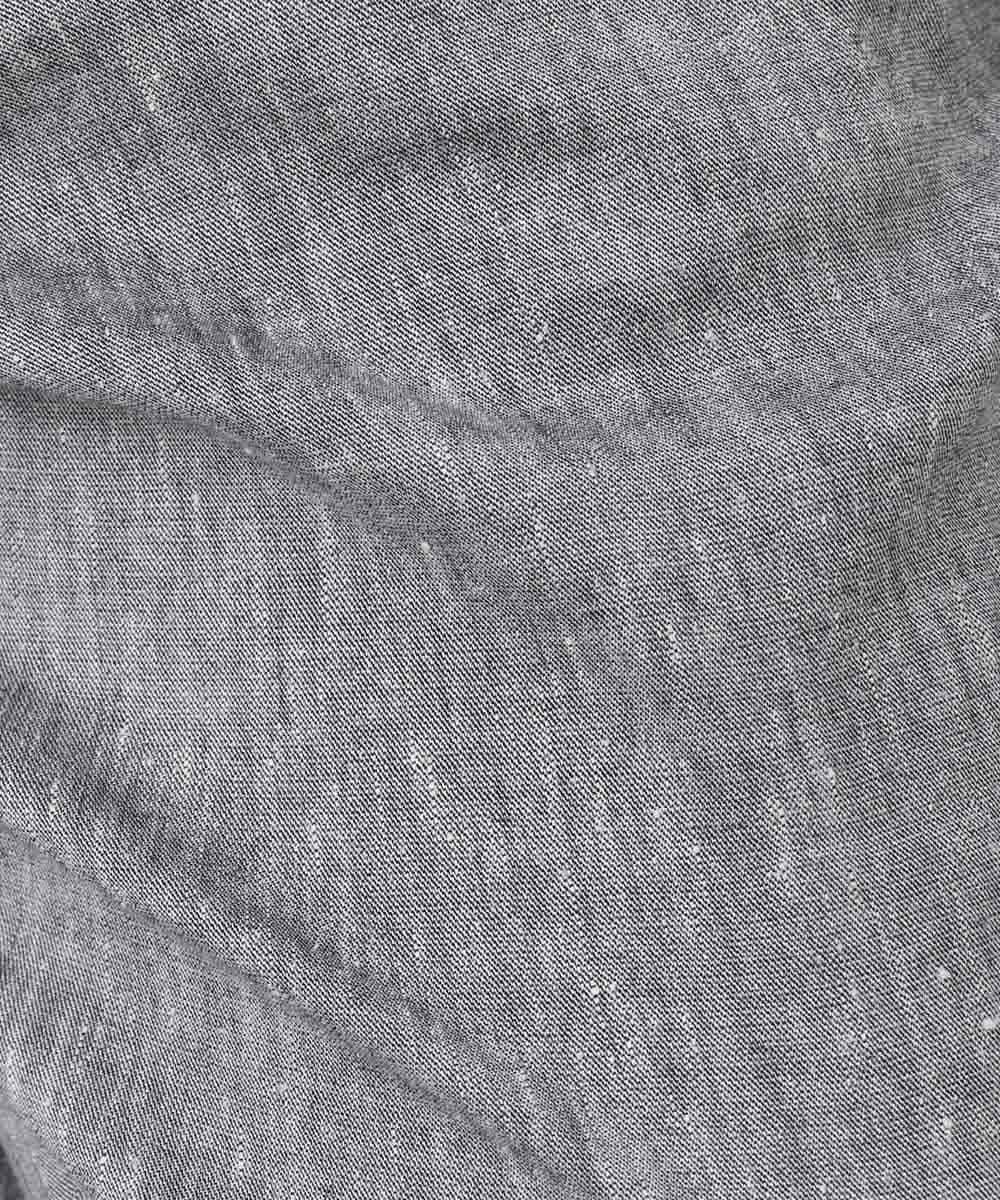 MKLGN10090 MK MICHEL KLEIN HOMME(MKミッシェルクランオム) 【麻混 / ストレッチ / 初夏対応】カジュアルクロップドパンツ グレー(92)