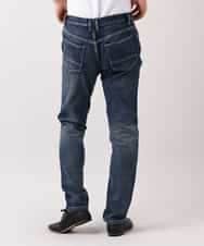 MKLGO02090 MK MICHEL KLEIN HOMME(MKミッシェルクランオム)  【快適ストレッチ】ストレッチデニムパンツ ネイビー(57)