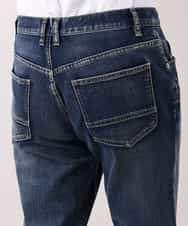 MKLGO02090 MK MICHEL KLEIN HOMME(MKミッシェルクランオム)  【快適ストレッチ】ストレッチデニムパンツ ネイビー(57)
