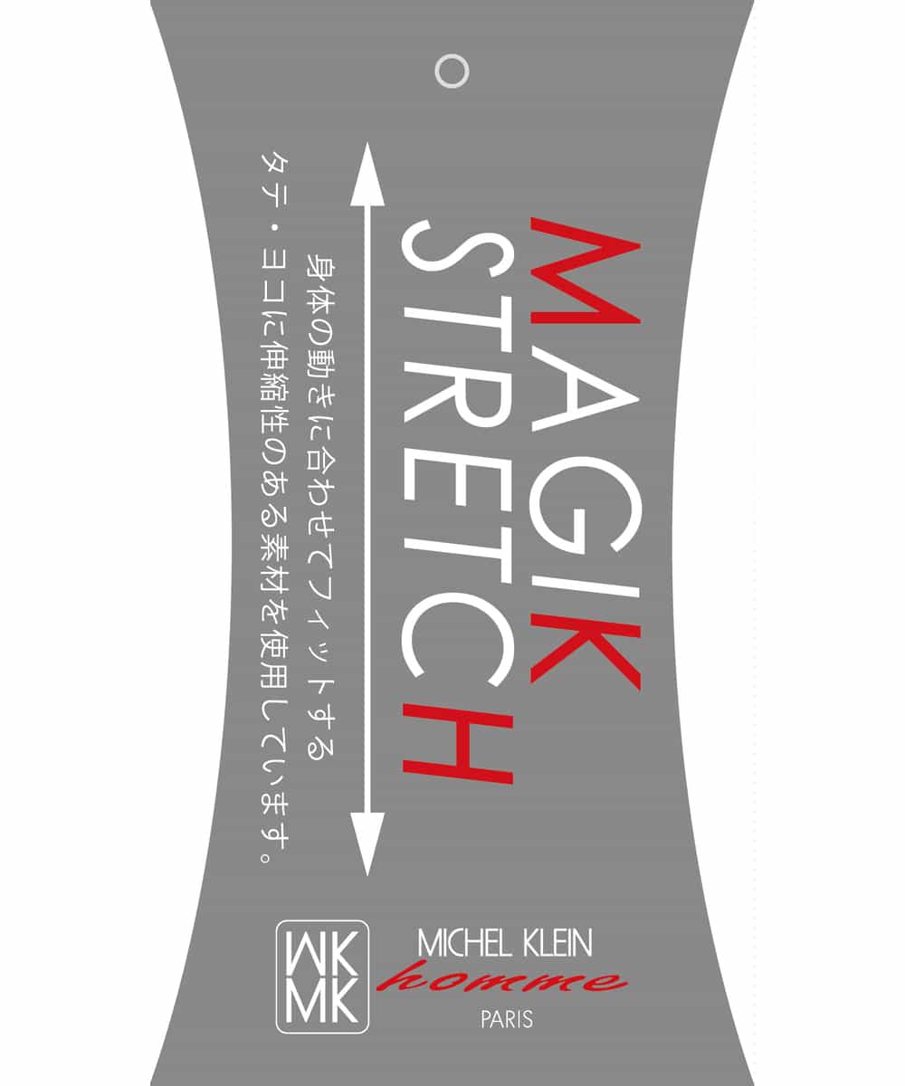 MKLGO05080 MK MICHEL KLEIN HOMME(MKミッシェルクランオム) MAGICストレッチパンツ ブラック(94)