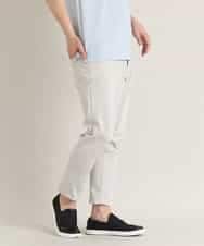MKLGO07080 MK MICHEL KLEIN HOMME(MKミッシェルクランオム) ストレッチクロップドパンツ アイボリー