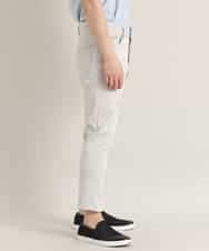 MKLGO07080 MK MICHEL KLEIN HOMME(MKミッシェルクランオム) ストレッチクロップドパンツ アイボリー
