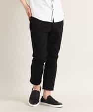MKLGO07080 MK MICHEL KLEIN HOMME(MKミッシェルクランオム) ストレッチクロップドパンツ ブラック