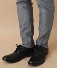 MKLGO10110 MK MICHEL KLEIN HOMME(MKミッシェルクランオム) ベーシックパンツ / へリンボンストレッチ ネイビー(57)