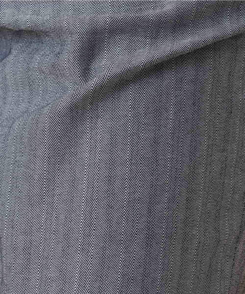 MKLGO10110 MK MICHEL KLEIN HOMME(MKミッシェルクランオム) ベーシックパンツ / へリンボンストレッチ ネイビー(57)