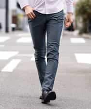 MKLGO10110 MK MICHEL KLEIN HOMME(MKミッシェルクランオム) ベーシックパンツ / へリンボンストレッチ ダークグレー(93)