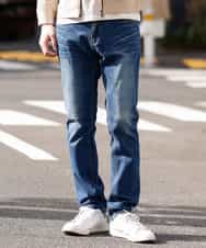 MKLGO11090 MK MICHEL KLEIN HOMME(MKミッシェルクランオム) ストレッチデニムパンツ ネイビー(58)