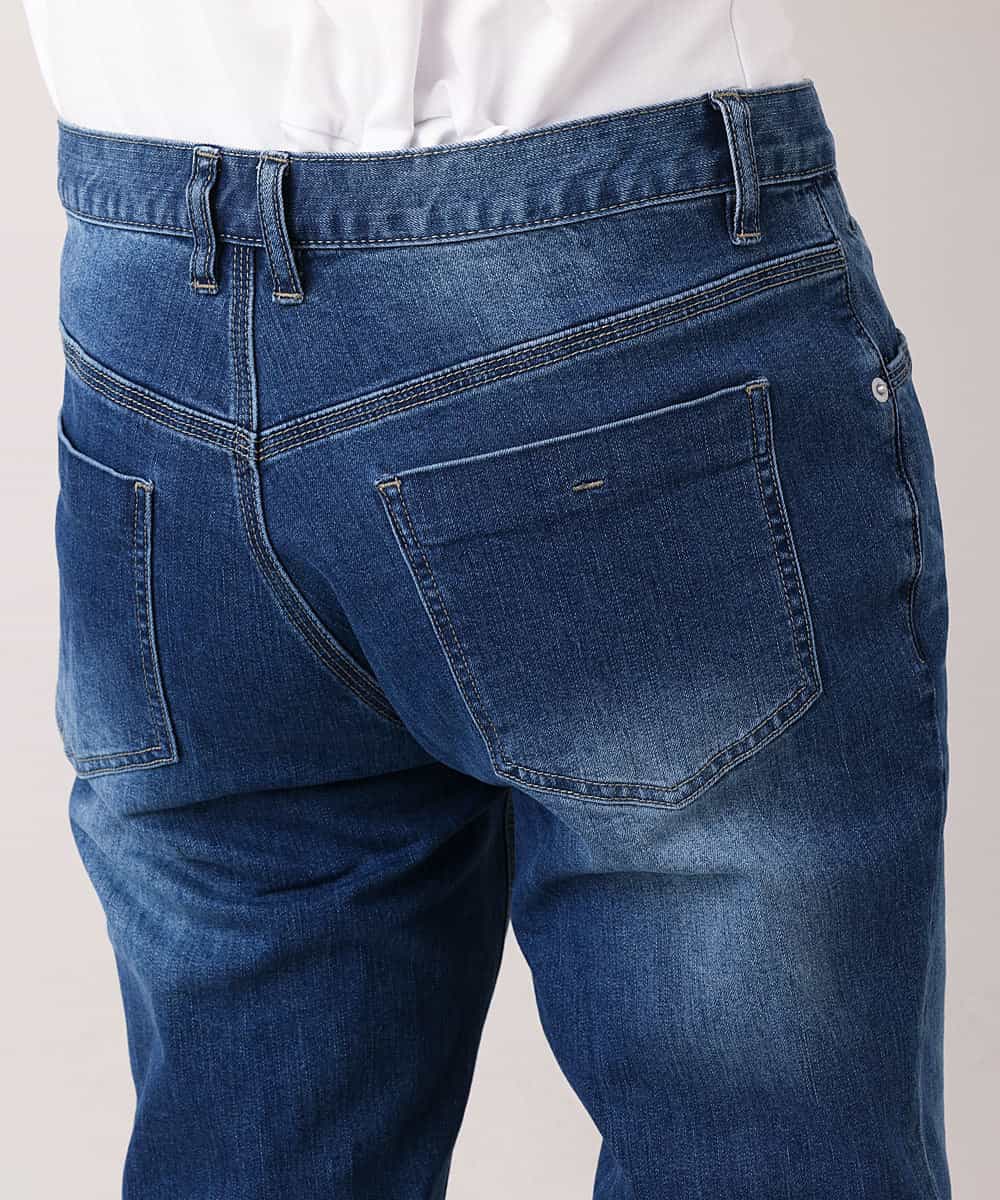 MKLGO11090 MK MICHEL KLEIN HOMME(MKミッシェルクランオム) ストレッチデニムパンツ ネイビー(58)