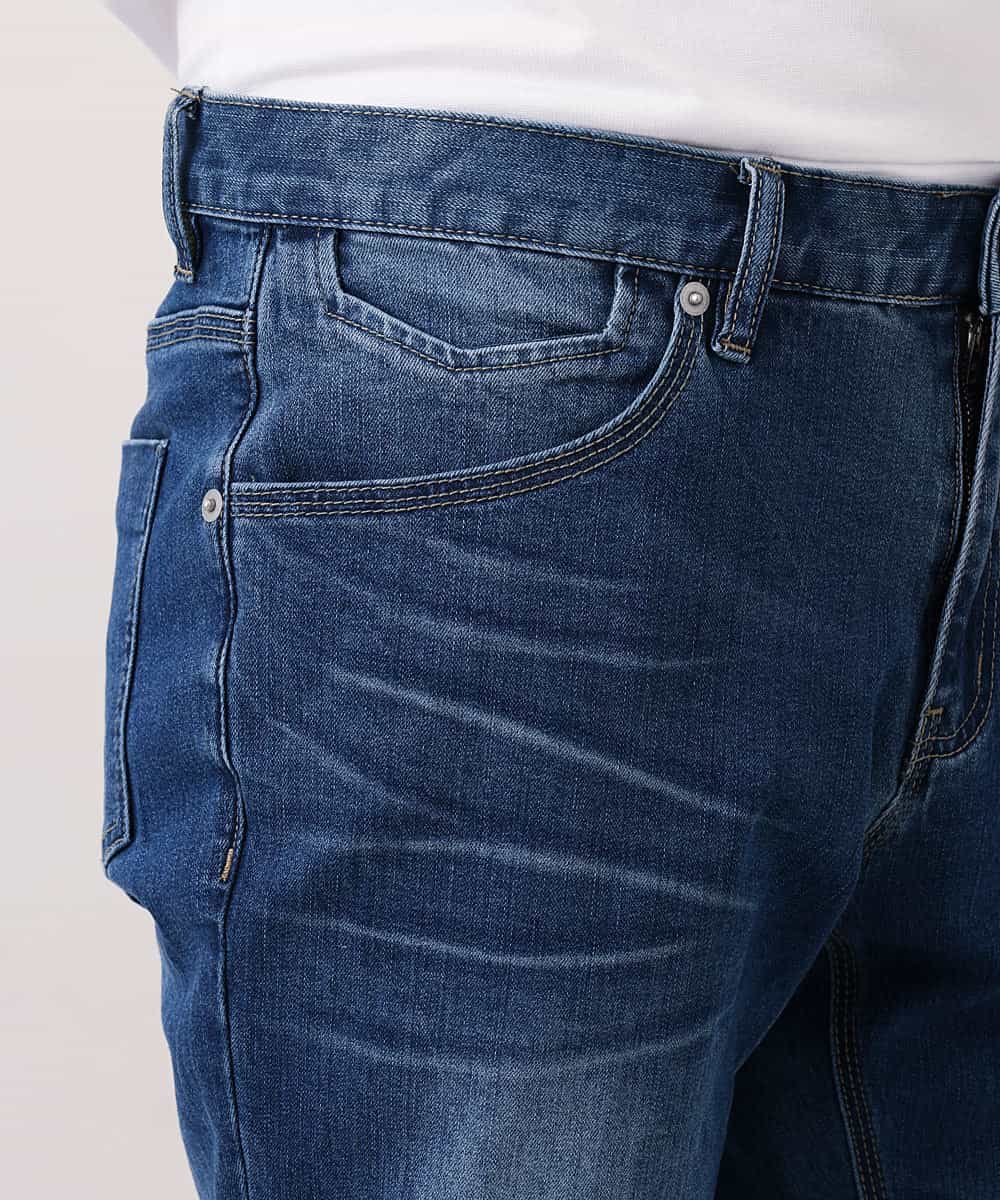 MKLGO11090 MK MICHEL KLEIN HOMME(MKミッシェルクランオム) ストレッチデニムパンツ ネイビー(58)