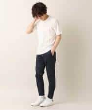 MKLGO17089 MK MICHEL KLEIN HOMME(MKミッシェルクランオム) ワンマイルウエア / カモフラストレッチ（セットアップ） ネイビー(57)