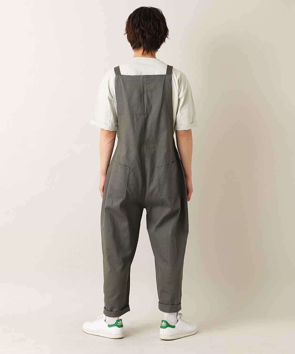 MKLGO40110 MK MICHEL KLEIN HOMME(MKミッシェルクランオム) 【WEB限定】オーバーオール カーキ(36)