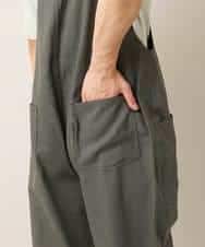 MKLGO40110 MK MICHEL KLEIN HOMME(MKミッシェルクランオム) 【WEB限定】オーバーオール カーキ(36)