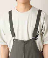 MKLGO40110 MK MICHEL KLEIN HOMME(MKミッシェルクランオム) 【WEB限定】オーバーオール カーキ(36)