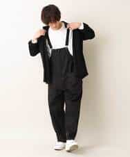 MKLGO40110 MK MICHEL KLEIN HOMME(MKミッシェルクランオム) 【WEB限定】オーバーオール ブラック(94)