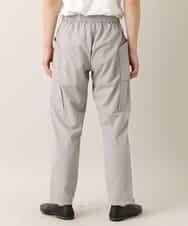 MKLGO70090 MK MICHEL KLEIN HOMME(MKミッシェルクランオム) 【麻混 / 清涼感 / リラックス】ユニセックスWポケットカーゴパンツ  ライトグレー(91)