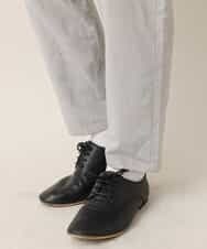 MKLGO70090 MK MICHEL KLEIN HOMME(MKミッシェルクランオム) 【麻混 / 清涼感 / リラックス】ユニセックスWポケットカーゴパンツ  ライトグレー(91)