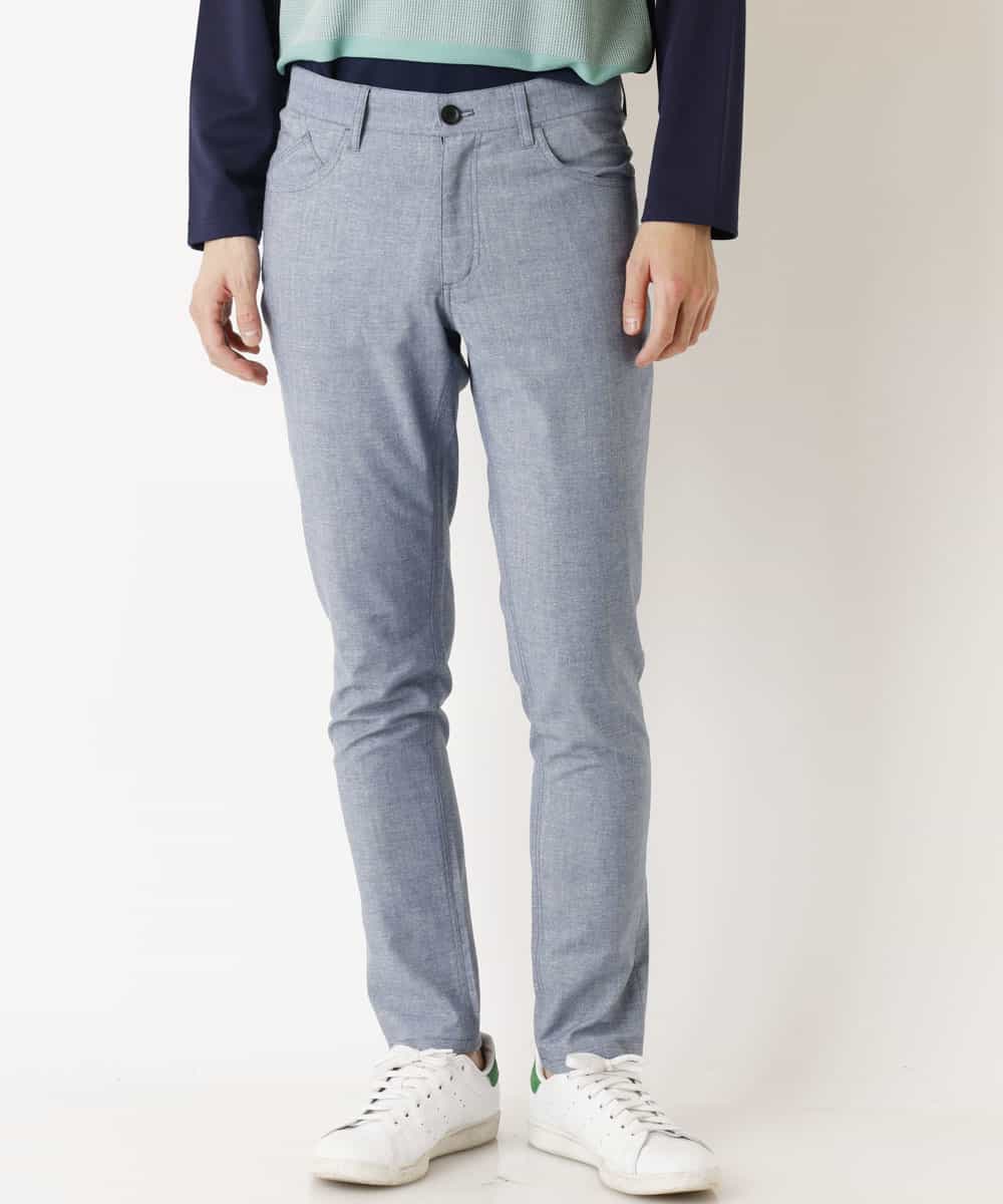 MKLGP54110 MK MICHEL KLEIN HOMME(MKミッシェルクランオム) ストレッチパンツ ブルー