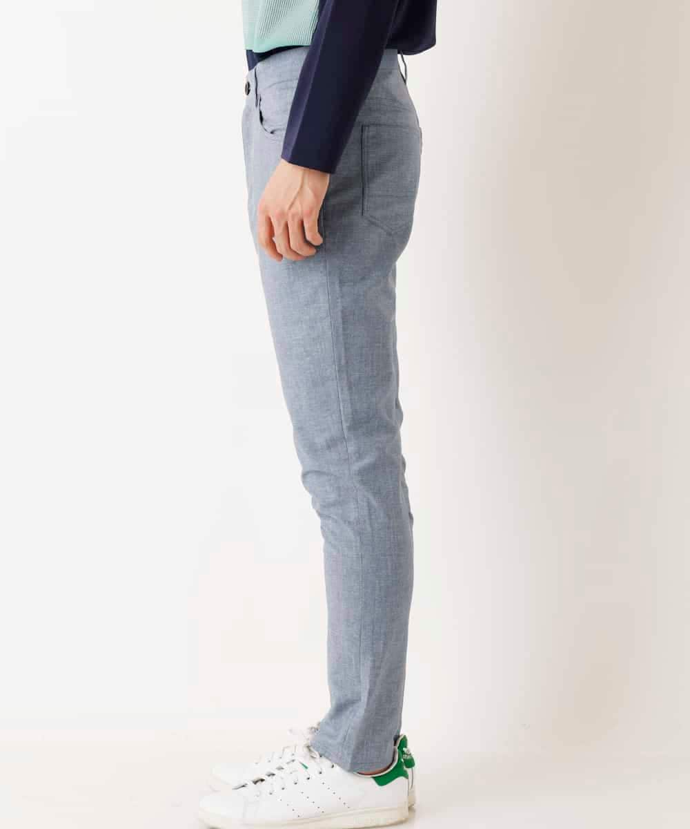 MKLGP54110 MK MICHEL KLEIN HOMME(MKミッシェルクランオム) ストレッチパンツ ブルー