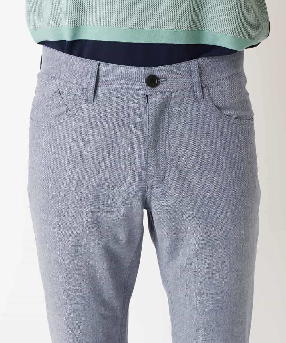 MKLGP54110 MK MICHEL KLEIN HOMME(MKミッシェルクランオム) ストレッチパンツ ブルー