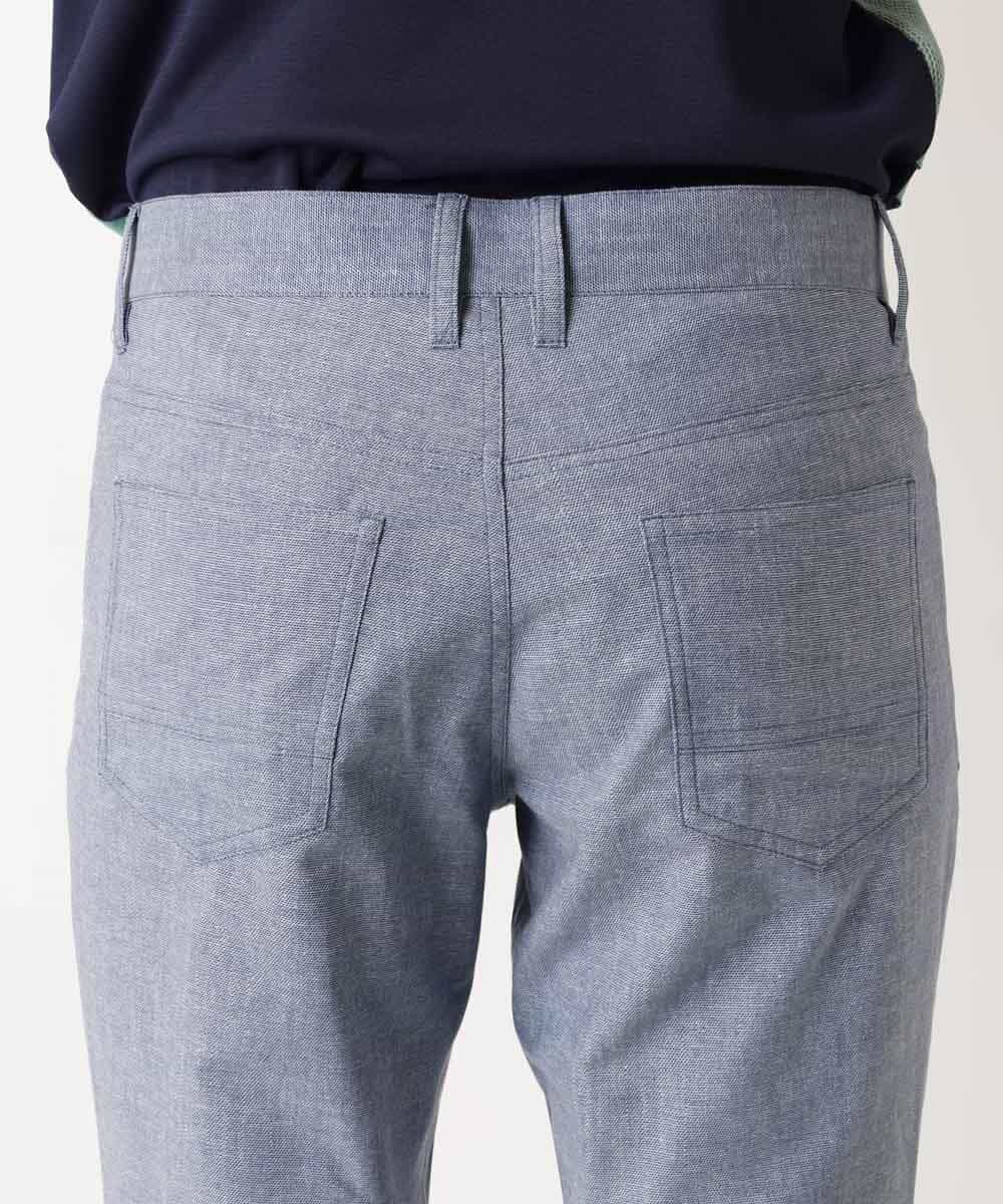 MKLGP54110 MK MICHEL KLEIN HOMME(MKミッシェルクランオム) ストレッチパンツ ブルー