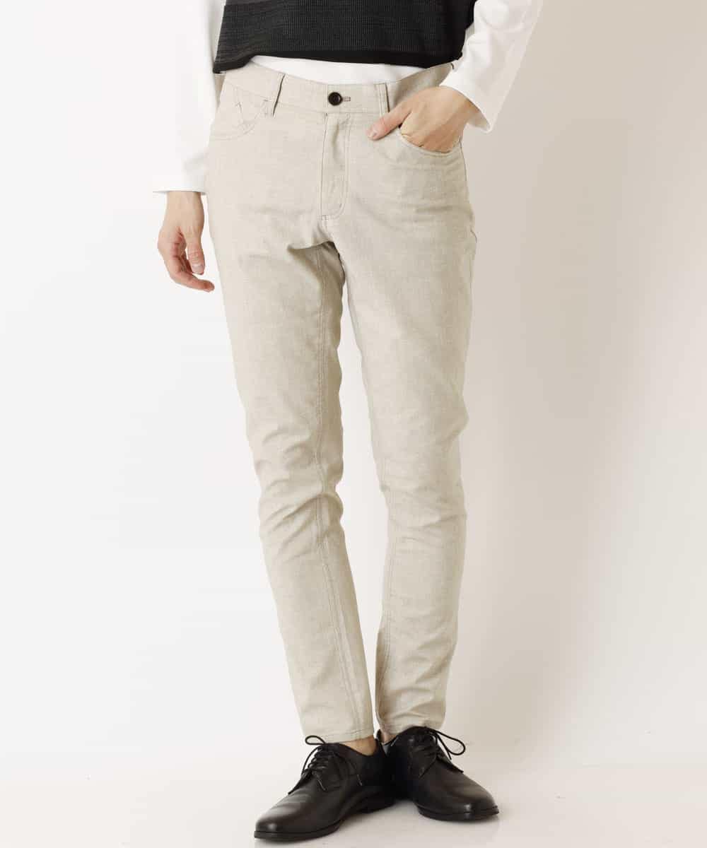 MKLGP54110 MK MICHEL KLEIN HOMME(MKミッシェルクランオム) ストレッチパンツ ベージュ