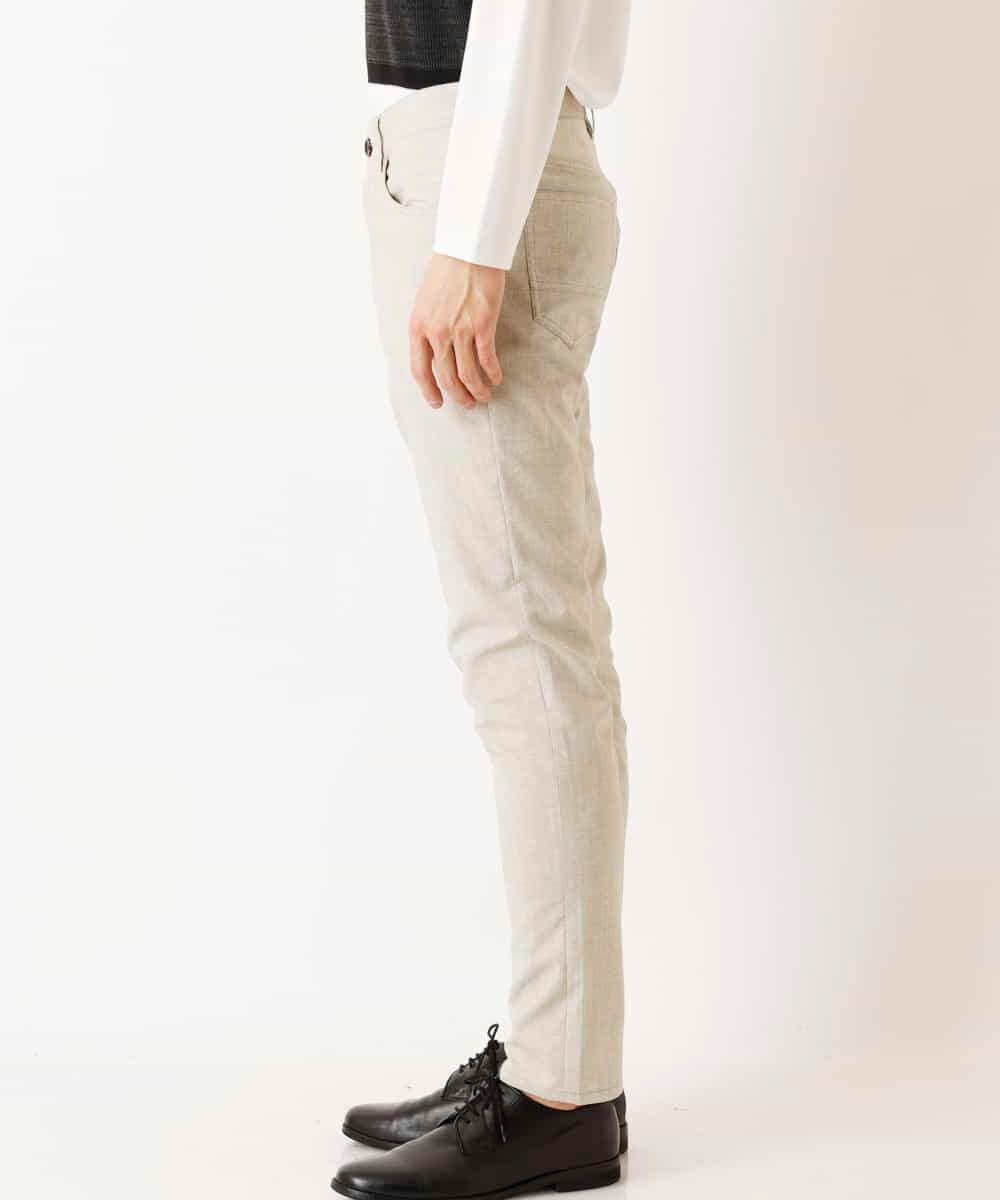 MKLGP54110 MK MICHEL KLEIN HOMME(MKミッシェルクランオム) ストレッチパンツ ベージュ