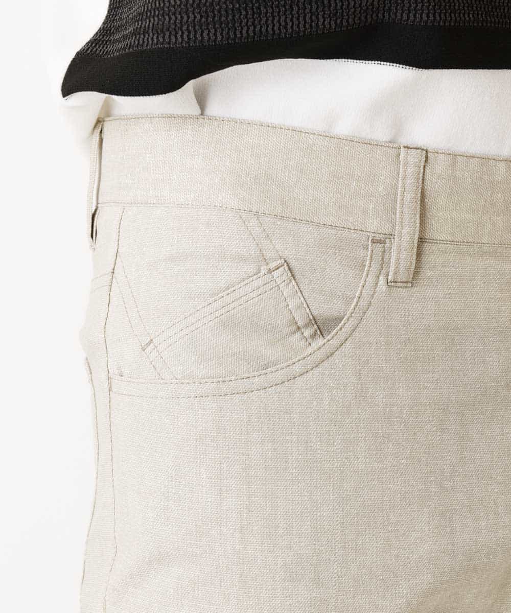 MKLGP54110 MK MICHEL KLEIN HOMME(MKミッシェルクランオム) ストレッチパンツ ベージュ