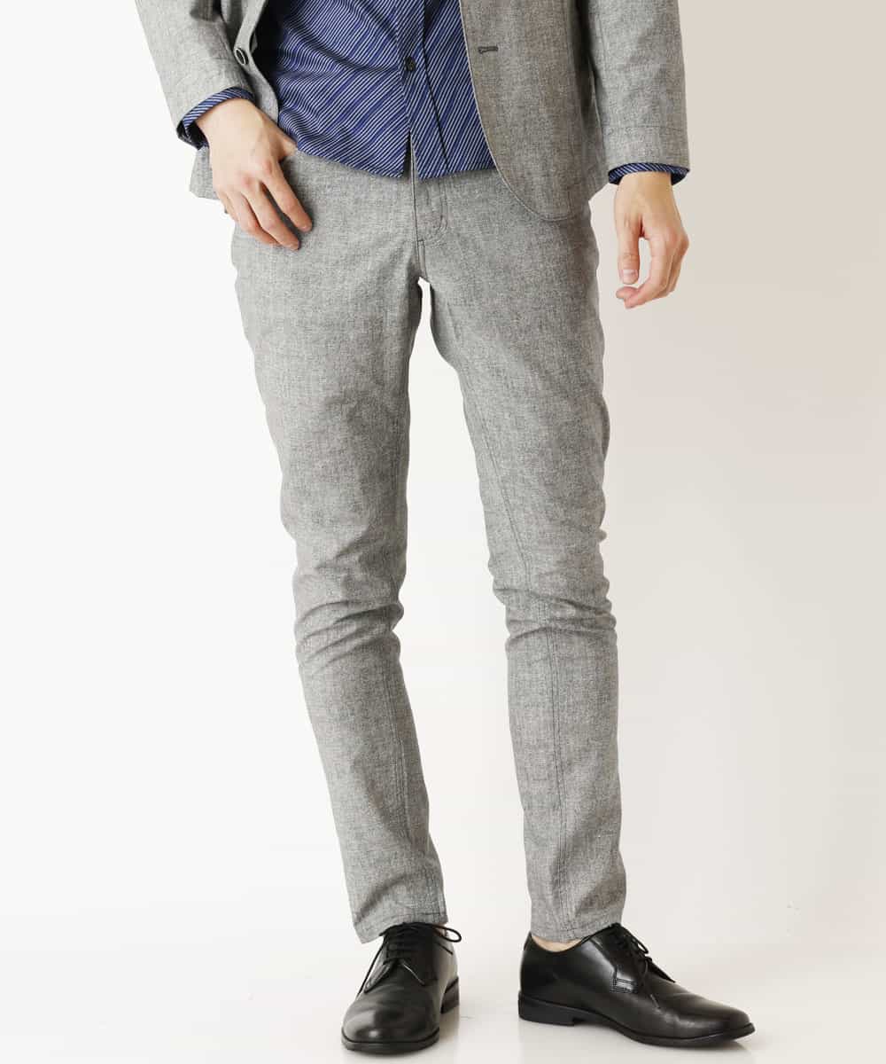MKLGP54110 MK MICHEL KLEIN HOMME(MKミッシェルクランオム) ストレッチパンツ グレー