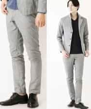 MKLGP54110 MK MICHEL KLEIN HOMME(MKミッシェルクランオム) ストレッチパンツ グレー