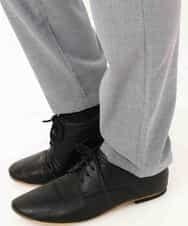 MKLGP65130 MK MICHEL KLEIN HOMME(MKミッシェルクランオム) リネンドビースラックス ブルー