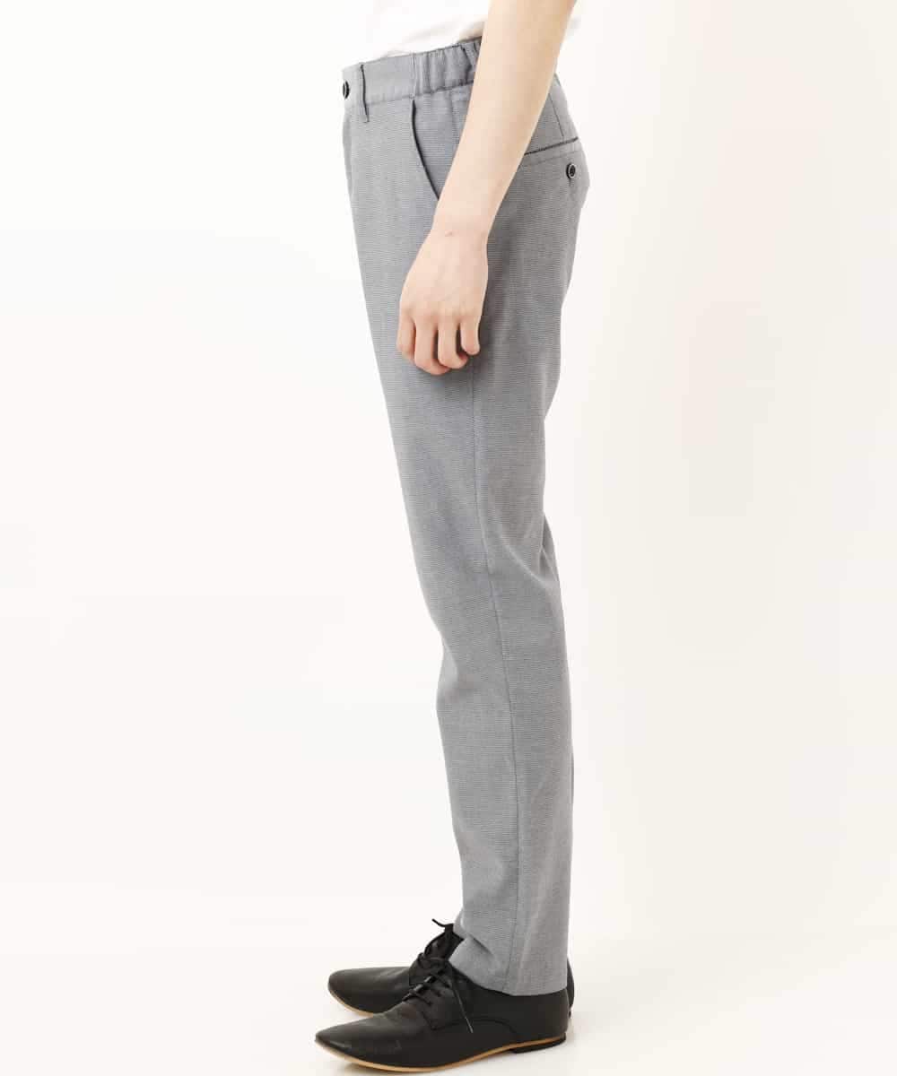 MKLGP65130 MK MICHEL KLEIN HOMME(MKミッシェルクランオム) リネンドビースラックス ブルー