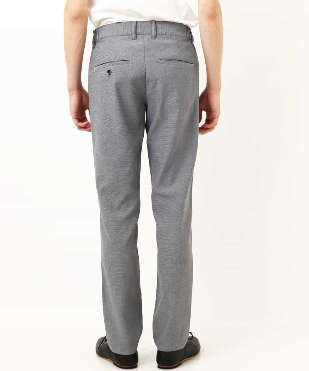 MKLGP65130 MK MICHEL KLEIN HOMME(MKミッシェルクランオム) リネンドビースラックス ブルー